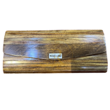 Handcrafted Wooden Clutch Purse for Women – Premium Natural Wood Evening Bag