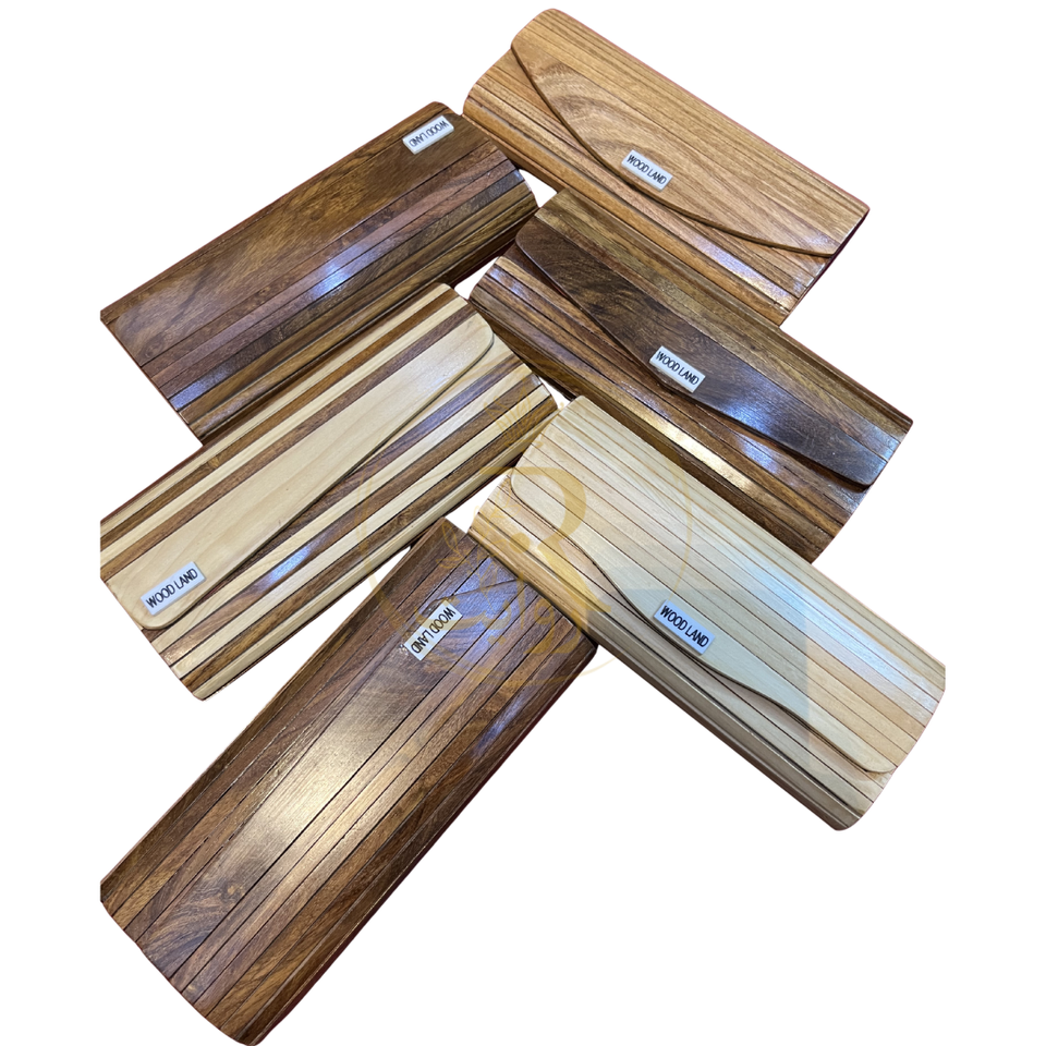 Handcrafted Wooden Clutch Purse for Women – Premium Natural Wood Evening Bag
