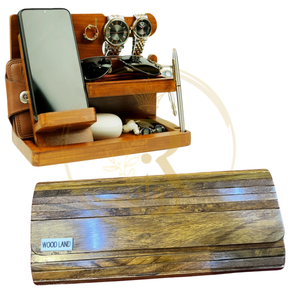Home Décor Deal – Handcrafted Wooden Clutch & Wooden Desk Organizer