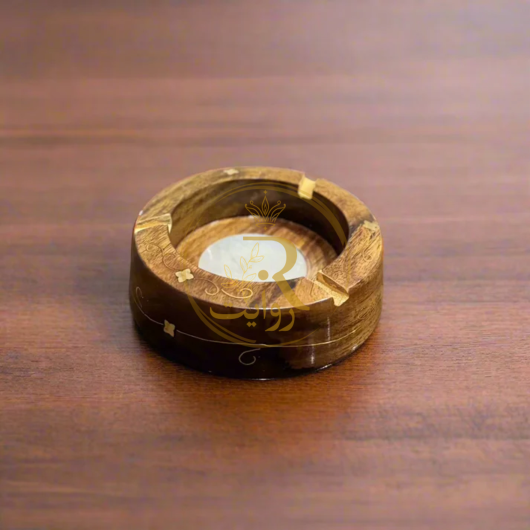Handcrafted Wooden Ashtray – Durable & Stylish Smoking Accessory