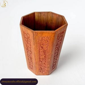 Handwoven Basket Side Table for Home Décor