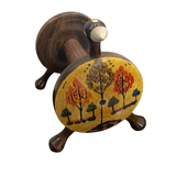 Hand-Painted Wooden Kitchen Tissue Roll Stand | Decorative Paper Towel Holder