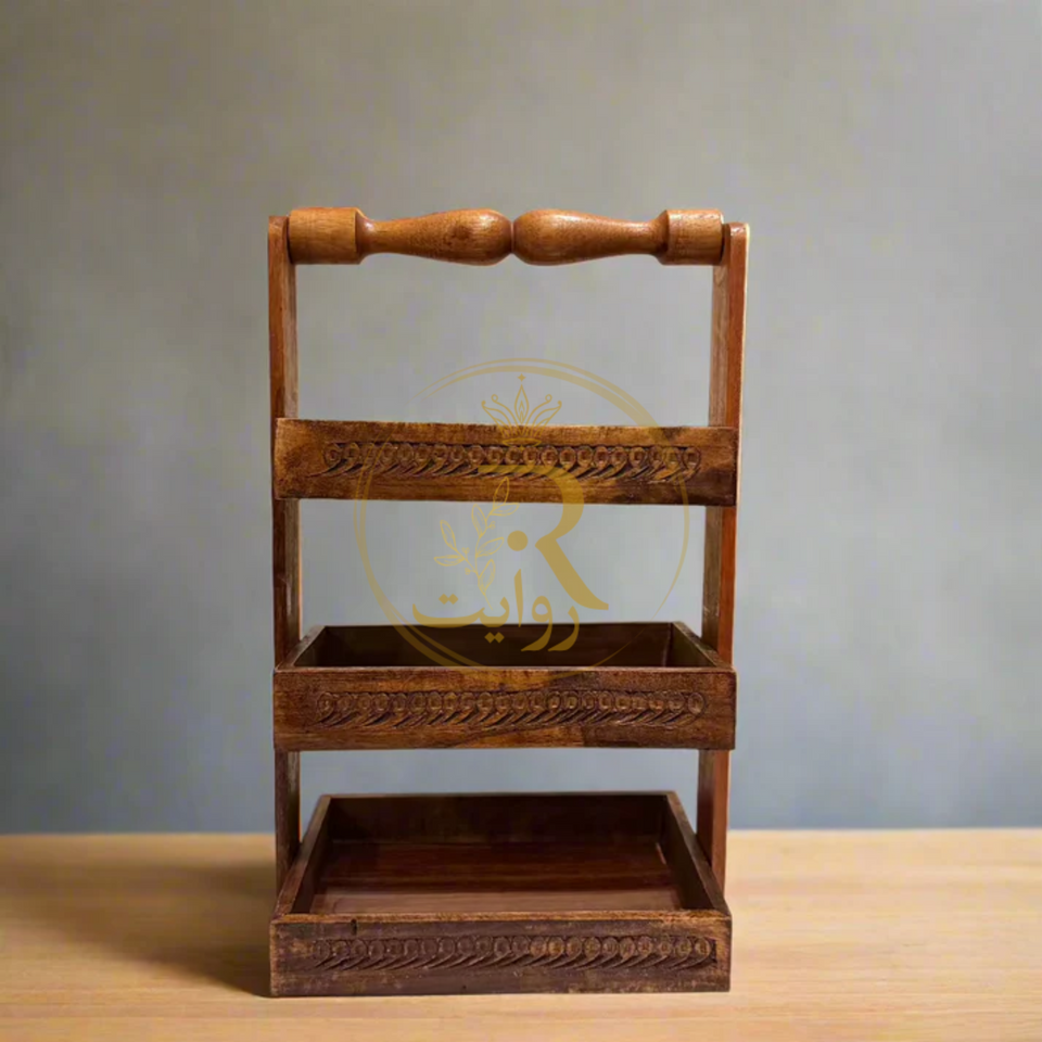 Handmade Wooden Spoon Rack for Kitchen