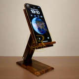 Handcrafted Wooden Smartphone Stand – Mobile Holder for Desk & Table