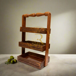 Handmade Wooden Spoon Rack for Kitchen