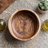 6 Inch Single Wooden Bowl Without Polish