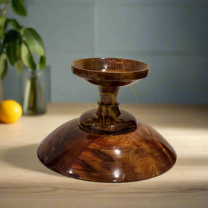 Handcrafted Wooden Fruit Bowl – 12 Inch Rosewood Dining & Kitchen Decor