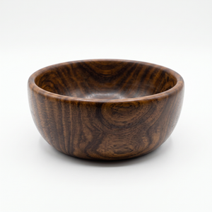 8 Inch Single Wooden Bowl With Polish