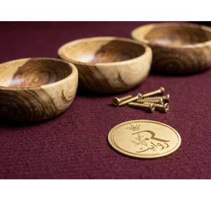 Set of 3 Single Wooden Bowls Without Polish – 5, 6 & 7 Inch