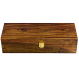 Handcrafted 5-Section Wooden Watch Box – Premium Wooden Top Lid Organizer