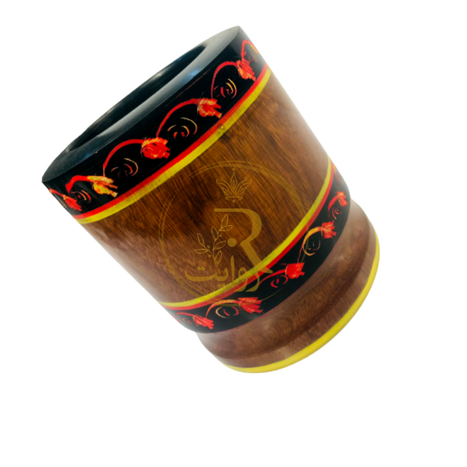 Wooden Handmade Mortar & Pestle (Chatu Danda) – Traditional Kitchen Tool