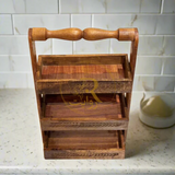 Handmade Wooden Spoon Rack for Kitchen