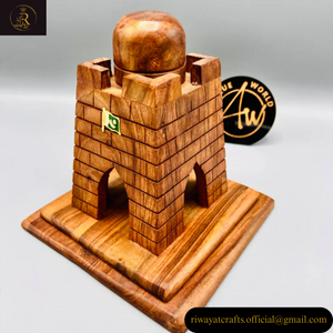 Handcrafted Mazar-e-Quaid Wooden Decoration Piece