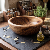 8 Inch Single Wooden Bowl Without Polish