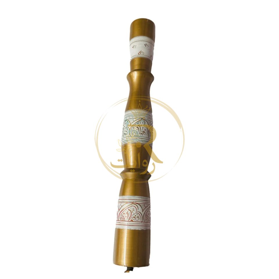 Naqashi Art Hand-Painted Round Wooden Coffee Table – 16" & 18"