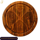 Handcrafted Foldable Wooden Dry Fruit Basket For Serving & Decor