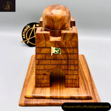 Handcrafted Mazar-e-Quaid Wooden Decoration Piece