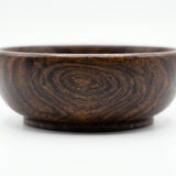 8 Inch Single Wooden Bowl With Polish