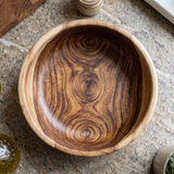 6 Inch Single Wooden Bowl Without Polish