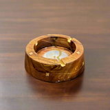 Handcrafted Wooden Ashtray – Durable & Stylish Smoking Accessory
