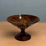 Handcrafted Wooden Fruit Bowl – 12 Inch Rosewood Dining & Kitchen Decor