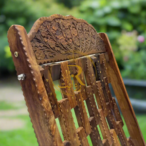 Handcrafted Wooden Foldable Chair – Durable, Portable & Traditional Seating