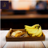 Handmade Wooden Breakfast & Coffee Serving Tray with Handles