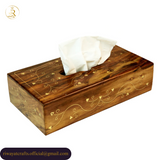 Handcrafted Wooden Tissue Box