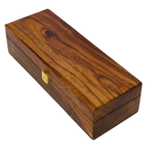 Handcrafted 5-Section Wooden Watch Box – Premium Wooden Top Lid Organizer