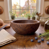 7 Inch Single Wooden Bowl With Polish