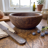 7 Inch Single Wooden Bowl With Polish