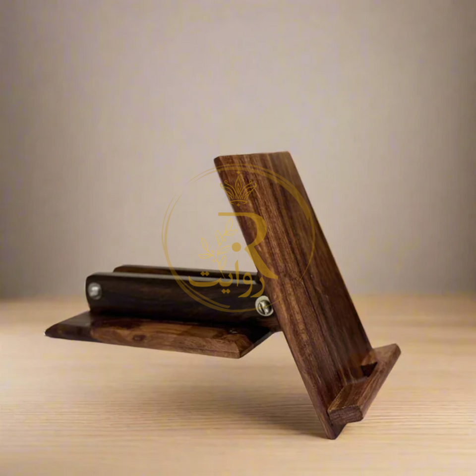 Handcrafted Wooden Smartphone Stand – Mobile Holder for Desk & Table