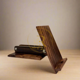 Handcrafted Wooden Smartphone Stand – Mobile Holder for Desk & Table