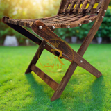 Handcrafted Wooden Foldable Chair – Durable, Portable & Traditional Seating