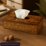Handcrafted Wooden Tissue Box