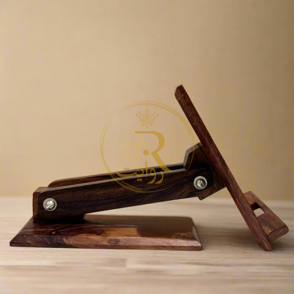 Handcrafted Wooden Smartphone Stand – Mobile Holder for Desk & Table